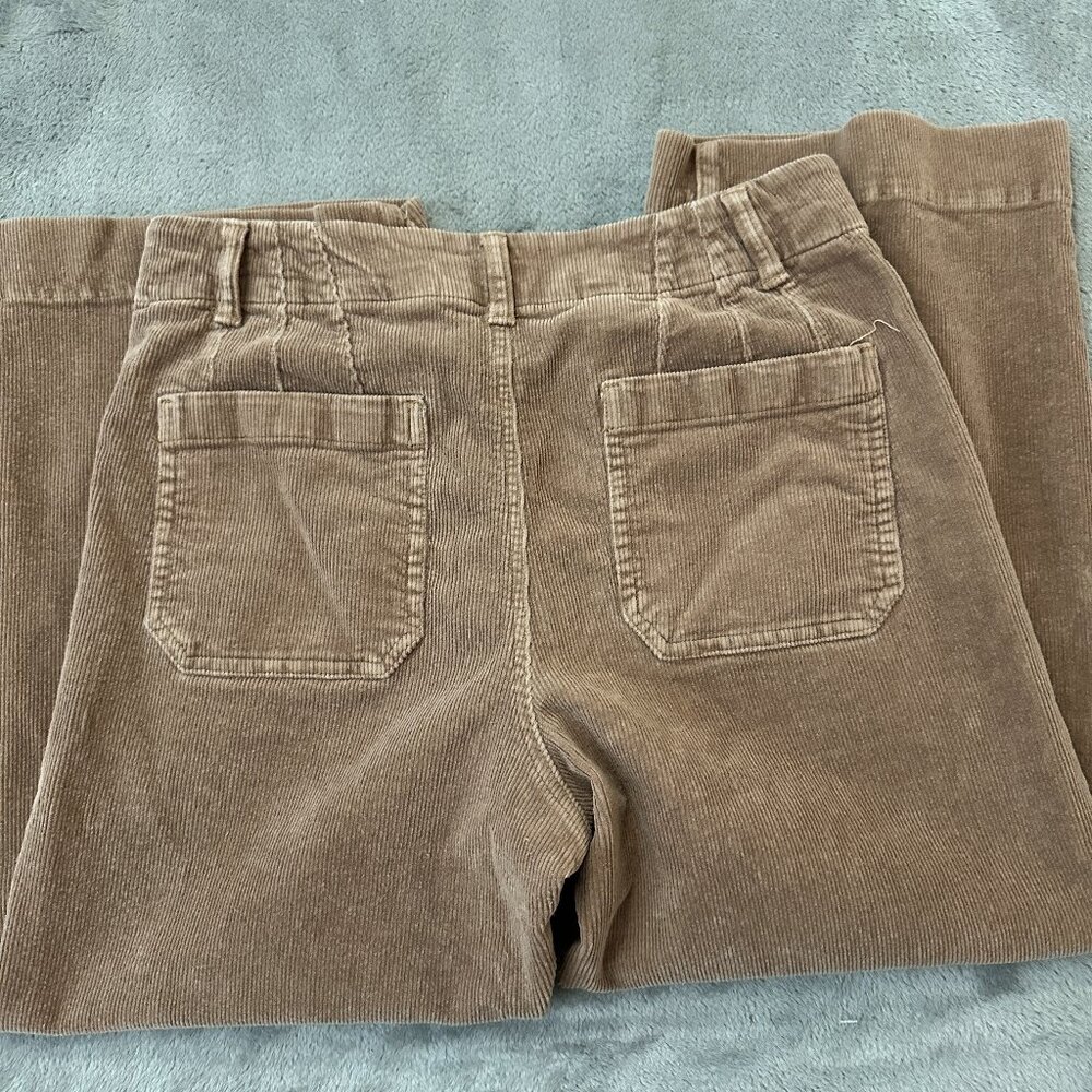 Quince Wide-Leg Corduroy Pants in Brown - Picture 6 of 6